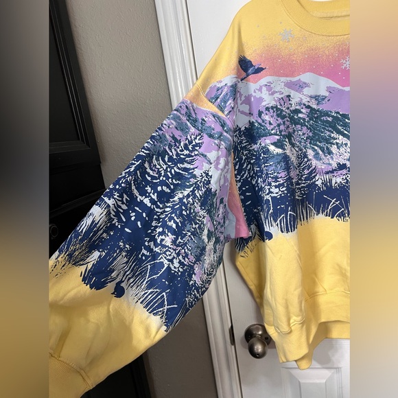 Urban outfitters vibrant pullover sweatshirt size large - Picture 2 of 10